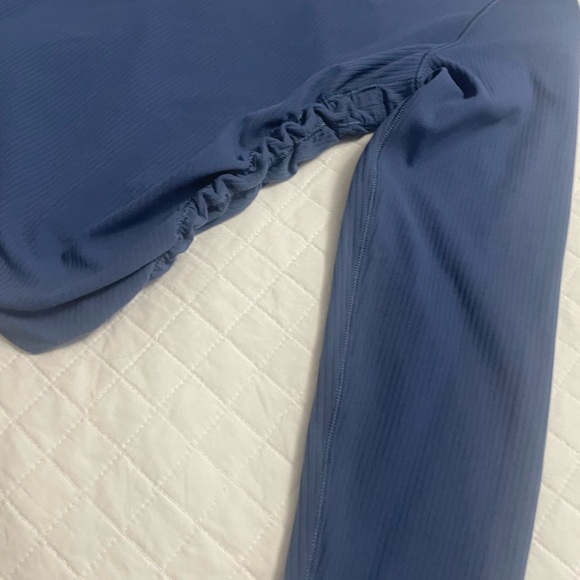 Blue Ribbed Top - Picture 3 of 3